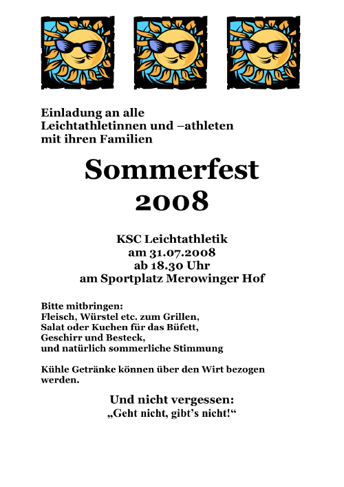 Sommerfest 2008